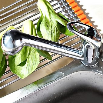 Смеситель F6003 для кухни выдвижн. #WF_CITY_VIN# картинка