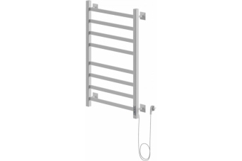 Полотенцесушитель 80/50 Step-1 электрич. прав. ТЭН RAL9016 бел мат #WF_CITY_VIN# картинка