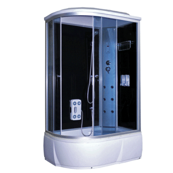 AQUACUBIC 3106А R 120*80*220 гл.п. grey black #WF_CITY_VIN# картинка