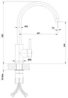 Смеситель LEMARK д/кухни LM5078S "Эксперт" #WF_CITY_VIN# картинка
