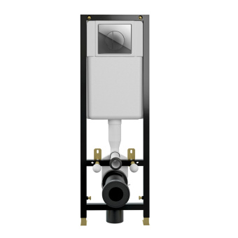 S-IN-BLACK-Cg-w  Инсталляция BLACK 35 для унитаза кнопка LEON хром глянец #WF_CITY_VIN# картинка