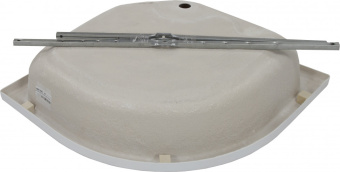 Душевой поддон ПД4 90*90  (средний полукруг)+сифон 1/2**50/60 хром ,(E410CL)(E450CL) #WF_CITY_VIN# картинка