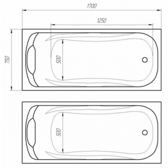 ДИПСА ванна 170*75 + каркас + панель #WF_CITY_VIN# картинка