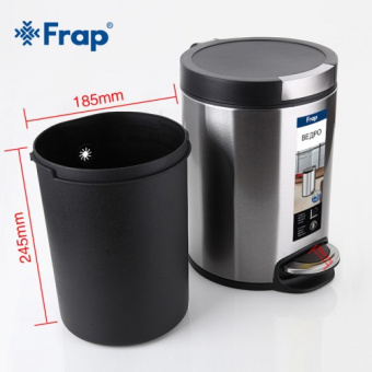 Ведро для мусора 5 литров (голубой) F716 #WF_CITY_VIN# картинка