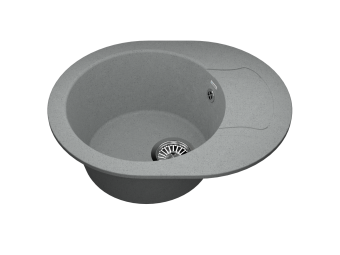 Мойка Vigro 575*465 серый VGE005 БЕЗ сифона в комплекте #WF_CITY_VIN# картинка