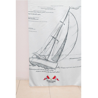 Занавеска Delphinium WS-817 (парус) 180х180 104161 #WF_CITY_VIN# картинка