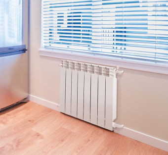 Радиатор алюмин. OASIS 200*100 6 секций (литье) #WF_CITY_VIN# картинка