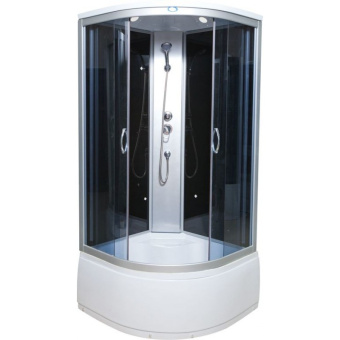 ВМ-8811Е Душевая кабина 80*80*215 гл.п. (черная, тониров) #WF_CITY_VIN# картинка