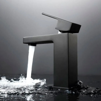 Смеситель HAIBA д/умывальника HB10803-7 черный #WF_CITY_VIN# картинка