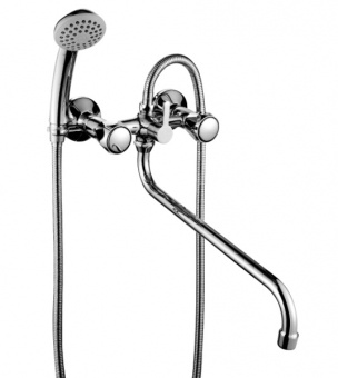 Смеситель L02-84 универ.с круглым излив 350м ROSSINKA #WF_CITY_VIN# картинка