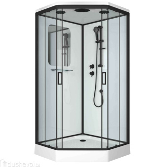 Душевая кабина Niagara Premium NG- 6901-01D BLACK(90*90*220) низ.поддон(16см)черный,стекло тониров #WF_CITY_VIN# картинка