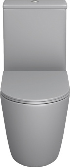Унитаз GR-4480GLMS Color СВЕТЛО-СЕРЫЙ матовый безободковый #WF_CITY_VIN# картинка