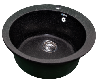 Кухонная мойка GranAlliance G-11, черный #WF_CITY_VIN# картинка