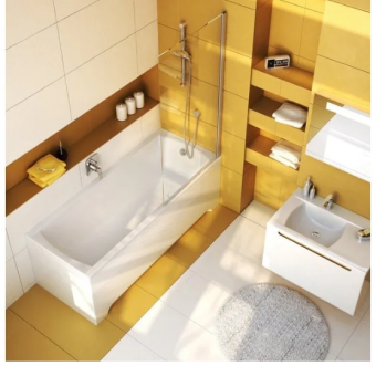 CLASSIC ванна акрил. прямоуг 120*70 А + ножки #WF_CITY_VIN# картинка