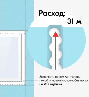 Пена KUDO HOME 35 проф. всесезонная KUPHP06U35 #WF_CITY_VIN# картинка