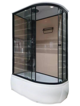 Душевая кабина ДАНА-54 L 120*80*215 (БЕЖ полосы) в.п. #WF_CITY_VIN# картинка