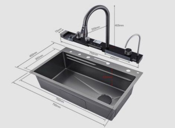 Мойка Savol S-SC003W многофукциональная БЕЛЫЙ #WF_CITY_VIN# картинка