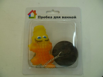 Заглушка для ванны "Зубастик" 463-006 #WF_CITY_VIN# картинка