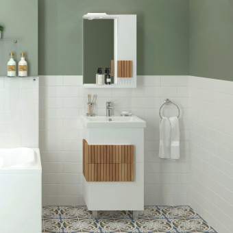 Тумба "Fortuna 50"  с раковиной COMO 50 #WF_CITY_VIN# картинка