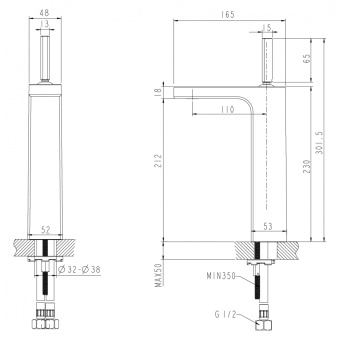 Смеситель д/кухни SPRING SP1128 #WF_CITY_VIN# картинка
