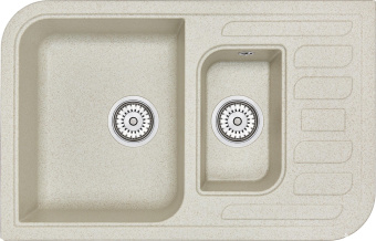 Мойка GRANULA кухонная кварцевая, оборачиваемая GR-7803 775*495 мм песок #WF_CITY_VIN# картинка